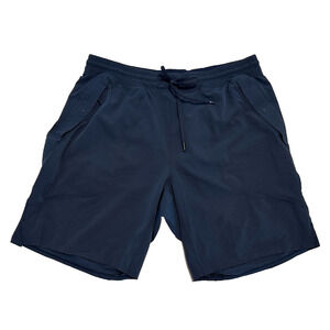 Lululemon Rumble Shorts Mens XL Athletic Shorts Navy Pockets Active M7A54S *Read
